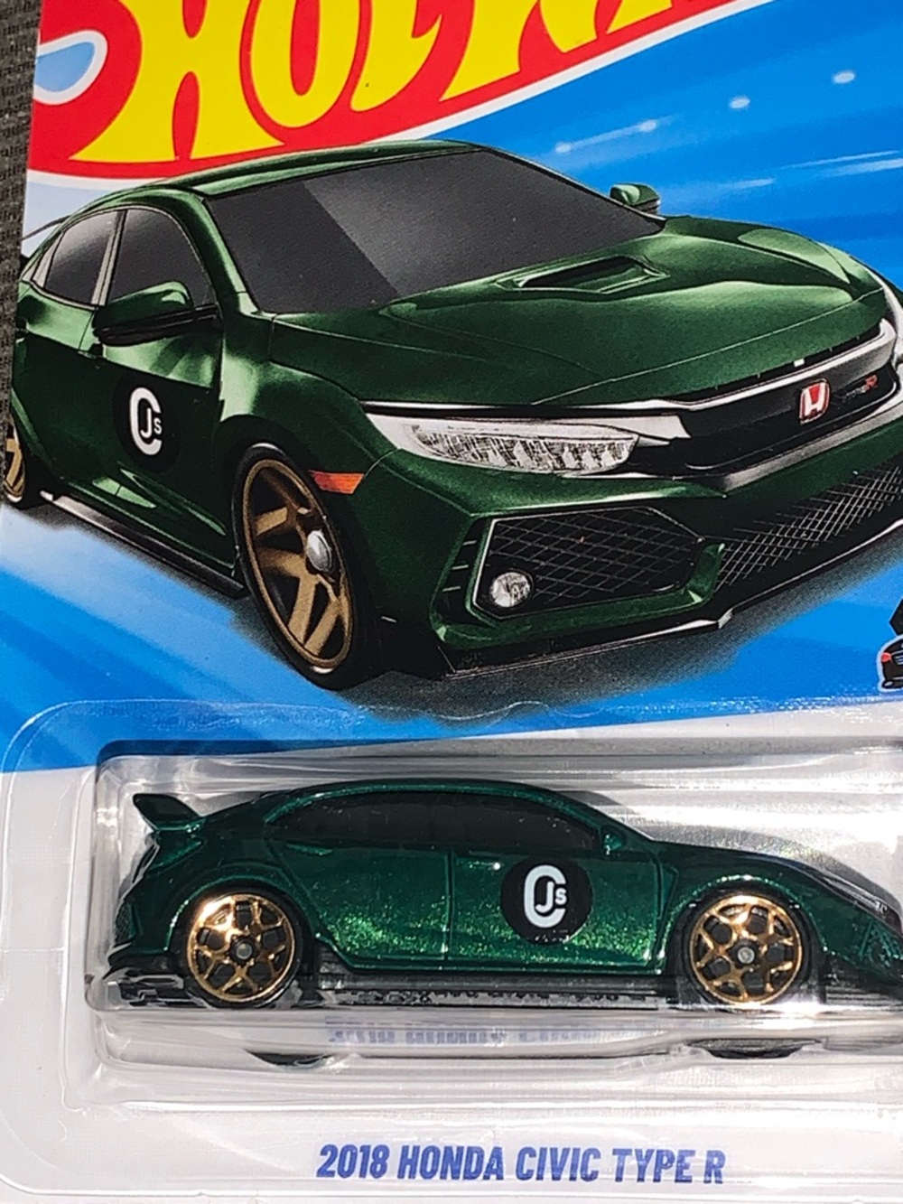 2018 Honda Civic Type R - Hot Wheels Night Speed Emerald Green